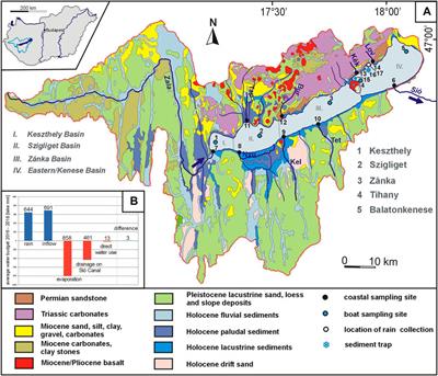 Pathways of carbonate sediment accumulation in a large, shallow lake